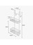 Tekno Tel LM-065 Asmalı 2 Katlı Düz Banyo Duşakabin Rafı Siyah 2