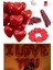 10 Adet Kalpli Balon 10 Adet Kalpli Mum Gül Kurusu I Love You Folyo Balon Sevgili Özel Gün Doğum Günü 1