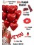 10 Adet Kalpli Balon 10 Adet Kalpli Mum Gül Kurusu I Love You Folyo Balon Sevgili Özel Gün Doğum Günü 2