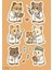 Tatlı Doktor Hamsterlar Sticker Seti - 3 Sayfa - Sevimli Tıbbi Çıkartmalar Seti 2