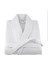 Beyaz Waffle Desen Unisex Pike Bornoz 2