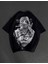 Grip&hug Unisex Baskılı Oversize T-Shirt - Siyah 3