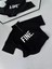 Grip&hug Unisex Baskılı Yarım Fermuarlı T-Shirt - Siyah 3