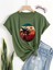 Grip&hug Kadın Kısa Kollu Palmiye Baskılı Viskon T-Shirt 4
