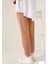 Grip&hug Tam Kalıp Basic Eşofman Pantolon - Kahverengi 4