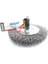 Hsyn HA11133 Pimli Gri Tel Daire Fırça 75X10 mm Akdenizpos Yeni 1