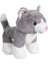 Kedi Peluş Gri 36 cm 1