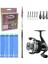 Yekoutdoor Surf Olta Seti Kendo Azurro Surf 420CM 250 gr Teleskopik Olta Kamışı&okuma Revenger Rv-55 Fd Olta Makinesi 1