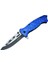 Lanmark M30B Tırtıklı Kamp Çakı 21 cm - Plastik Sap, Otomatik 1