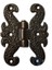 Zamak Kelebek Menteşe - Büyük, 50X67MM, Oksit, 1 Adet 1