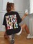 Grip&hug Bisiklet Yaka Baskılı T-Shirt - Siyah 3