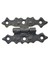 Antika Tarz Dekoratif Pirinç Yıldız Menteşe - 63X36 Mm, Oksit 1