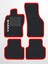 Subaru Impreza 2007-2011 Siyah Halı Kırmızı Kenar Petek Topuk 1