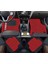 Mitsubishi Lancer Evo x 2007-2016 Kırmızı Halı Kırmızı Kenar Petek Topuk 3
