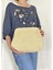 Iris Kadın Burslu Astarlı Kağıt Ip Çanta , Hasır Örgü Clutch, El Çantası, Portföy 2