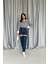 Grip&hug Mavi Askılı Iki Parça Jeans Pantolon 2