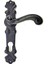 Antika Tarz Dekoratif Pirinç Okyanus Yale Kapı Kolu - 230X46 Mm, Oksit 1
