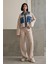 Grip&hug Bej Denim Garnili Gömlek ve Pantolon Takım 1