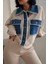 Grip&hug Bej Denim Garnili Gömlek ve Pantolon Takım 4