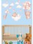 Çocuk ve Bebek Odası Duvar Sticker Yapışkanlı Dekoratif Sticker Duvar Kağıdı 1