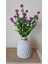 Yapay Okaliptus Bitkisi Gül Çiçekli 35 cm 1