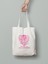 Meeting You Change Everthing Bez Çanta 35X40CM - Pembe Coquette 1