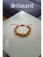 Kaymaklı Kehribar Taşlı Parlak Ipli El Yapımı Bileklik – Silmaril Jewellery 1