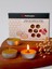 (6 Adet) Tealight Mum Doğal Petek Balmumu Mum Standart Boy 1