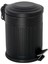 5-12- 16 Lt Vintage Serisi Amortisör Kapaklı Çöp Kovası (Banyo - Mutfak - Tuvalet - Balkon) (Siyah, 5 Litre) 1
