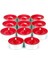 Dekoratif Kırmızı Renkli Tealight Mum Seti, 32'li Paket 1