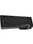A4 Tech FG1010 Kablosuz Q Trk Optic Mouse Siyah/gri Multimedya Klavye - Mouse Set 3