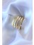 Gold Renk Kaburga Model Kadın Yüzük - TJ-BYK2675 1