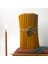 Almumu Mum Dilek Mumu Doğal Petek Ince Uzun Parti Nişan Düğün Ritüel Doğum Günü Mum 15 Adet Beeswax Candle (Sarı) 1