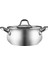New Akara Indüksiyon Tabanlı Çelik Derin Tencere 20 cm Metal 1