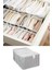 Kapısı Akordiyon Çekmece Içi Düzenleyici Organizer (3 Adet Gri, Large) 1