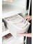Kapısı Akordiyon Çekmece Içi Düzenleyici Organizer (3 Adet Gri, Large) 2
