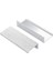 Spring Dolap Kulpları, 4'lü Paket, Parmak Kulpu, Parmak 96MM Arası, Mutfak Dolap Donanımı Alüminyum Alaşımlı Dolap Kenar Kulpu Parmak Kulpu, Gümüş 3