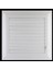 Menfez Banyo Wc Tuvalet Havalandırma Plastik Panjur Beyaz 35X35 cm 1