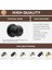 Creek CK2030BC Colonial Kapı Tokmağı, Görüş Koruma Fonksiyonu, 1 Paket, Siyah 2