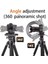 HT-T05 Profesyonel Alüminyum 210 cm Tripod Tok Alümimyum Taşınabilir Dslr Cep Telefonu Tripodu 3
