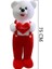 75 cm Çiçekli Tulumlu Ayakta Duran Peluş Ayıcık 2
