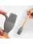 Silikon Spatula ve Fırça Seti, 5 Parça, Karışık Renkli, Bambu Saplı 2
