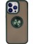 Apple iPhone 15 Pro Kılıf Montreal Yüzüklü Silikon Kapak - Yeşil Zrnet 1