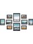Resim Çerçevesi Seti 10'lu, 20 x 25 cm Boyutunda 2 Fotoğraf, 13 x 18 cm Boyutunda 4 Fotoğraf, 10 x 15 cm Boyutunda 4 Fotoğraf, Siyah 1
