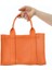 Baghashtag Turuncu Deri Mini Tote Çanta 3
