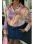 Grip&hug Batik Desenli Saten Gömlek 3409 5