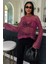 Grip&hug Cep Detay Simli Ajurlu Triko Bluz 1361 2