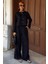 Grip&hug Önü Ince Kordon Detaylı ve Double Paça Pantolonlu Takım 10180 1