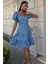 Grip&hug Kare Yakalı ve Gipe Detaylı Tensel Elbise 2883 3