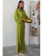 Grip&hug Bağlamalı Gömlek ve Yırtmaç Pantolonlu Ayrobin Takım 10179 2